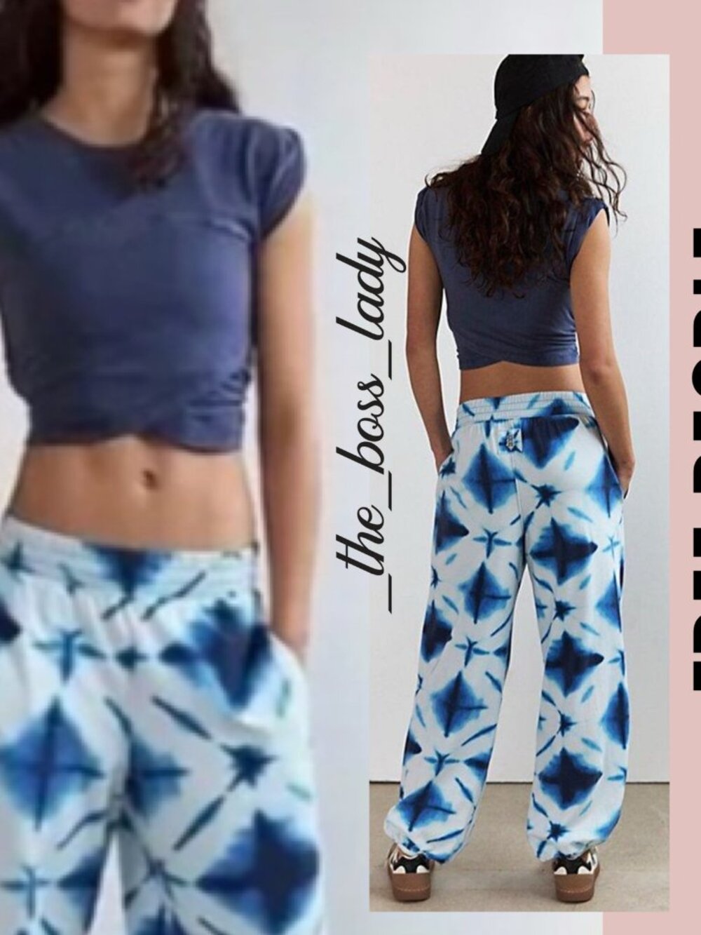 Free People crossover set co-ord matching set two-piece cotton Small